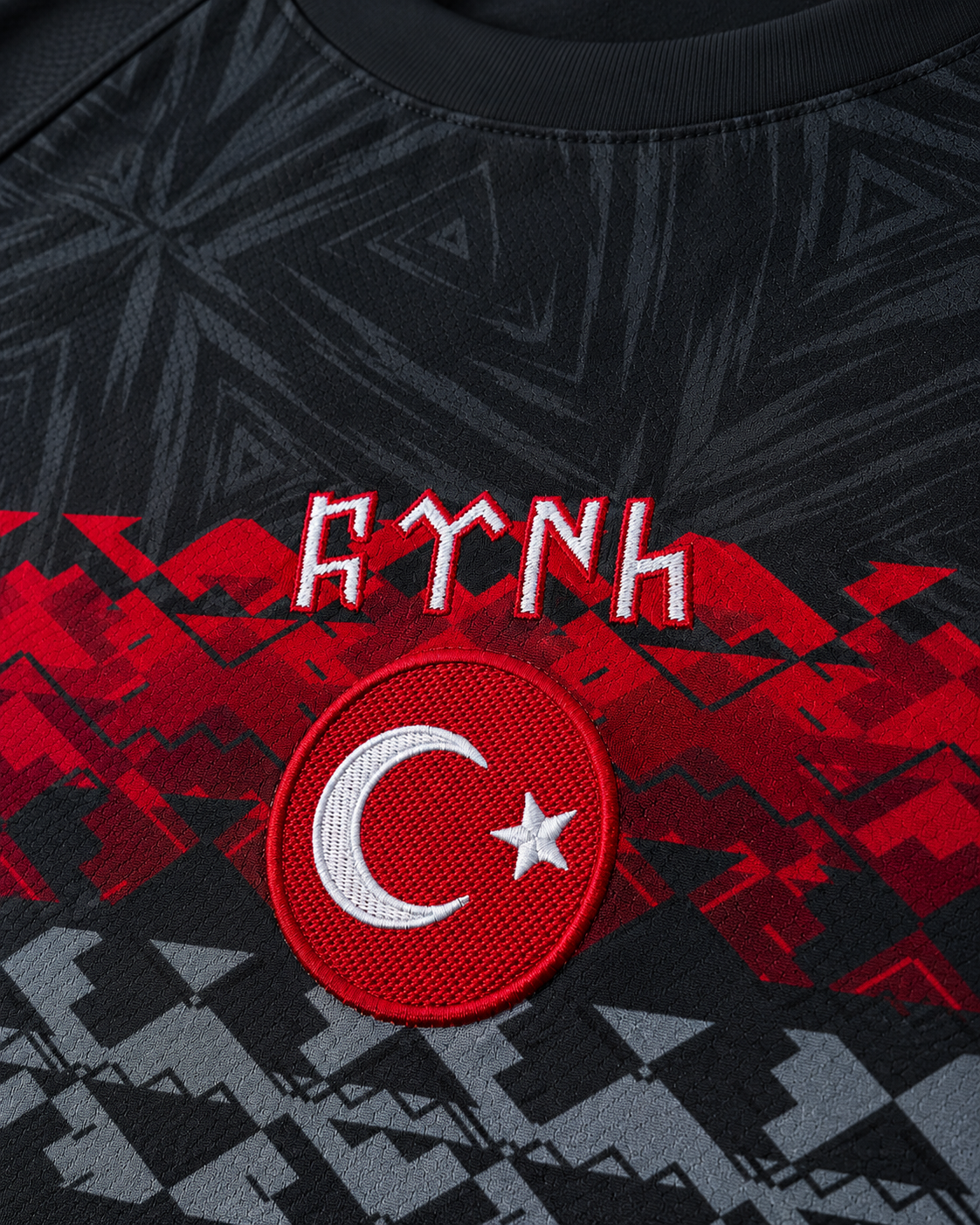 Black/Red Türkiye Jersey - Ninety+