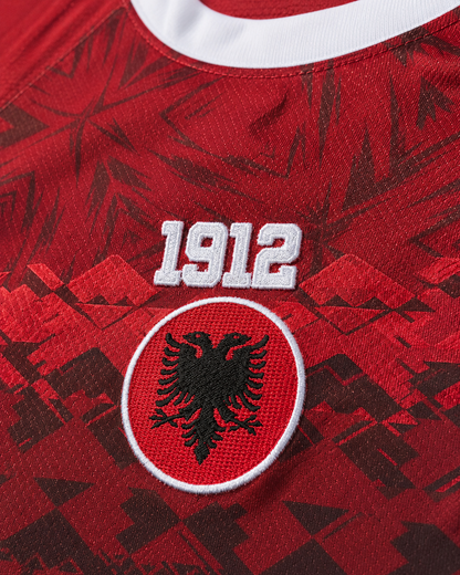 Wine Red Albania Jersey - Ninety+