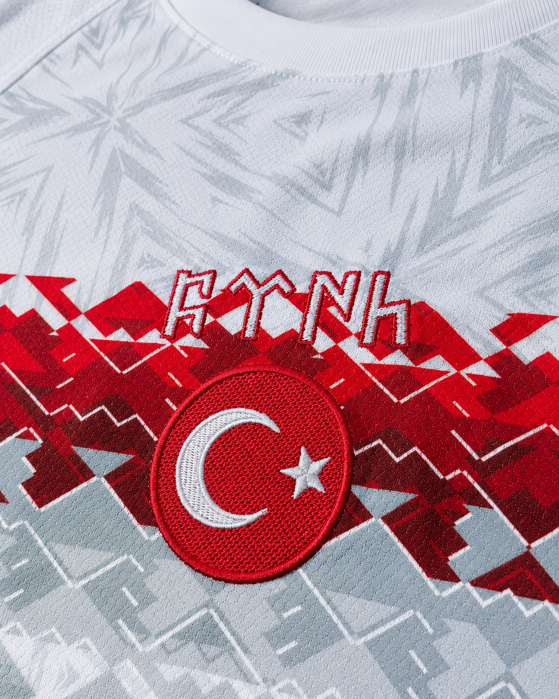 White/Red Türkiye Jersey - Ninety+