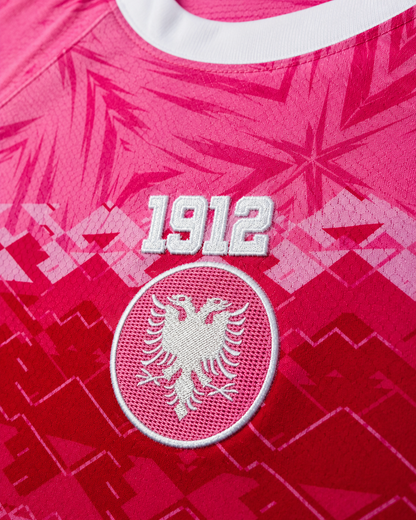 Pink Albania Jersey - Ninety+