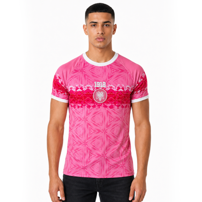 Pink Albania Jersey - Ninety+