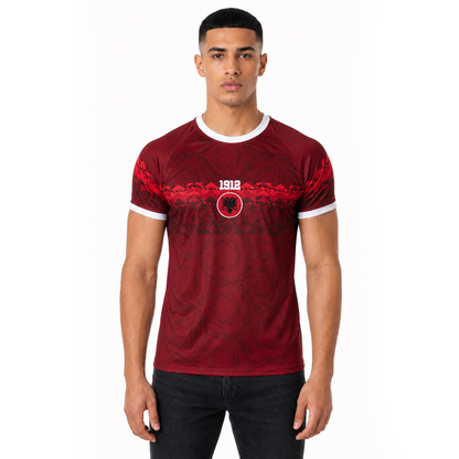 Wine Red Albania Jersey - Ninety+