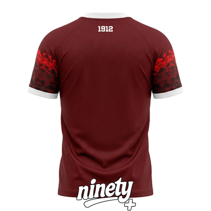 Wine Red Albania Jersey - Ninety+