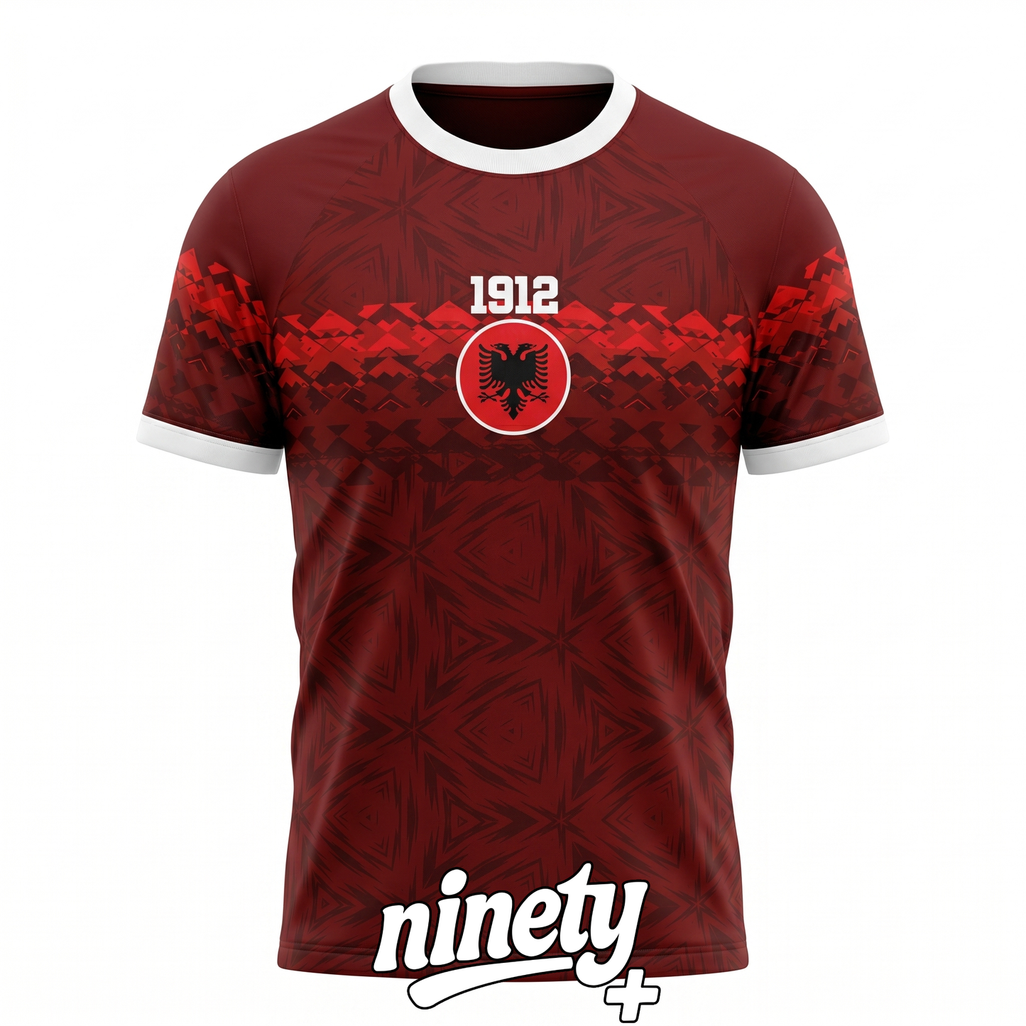 Wine Red Albania Jersey - Ninety+