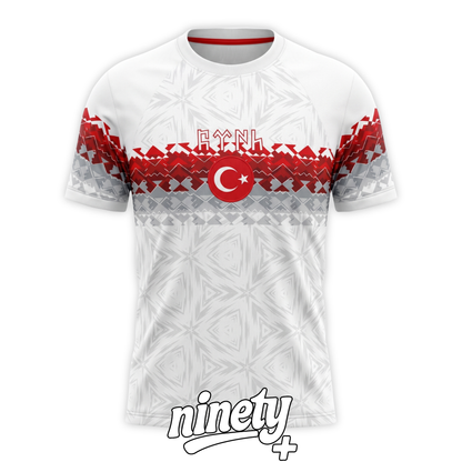 White/Red Türkiye Jersey - Ninety+