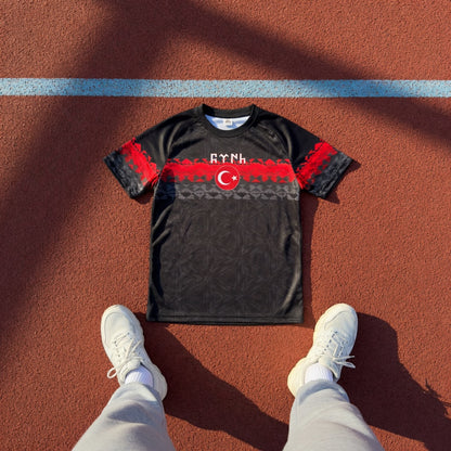 Black/Red Türkiye Jersey - Ninety+