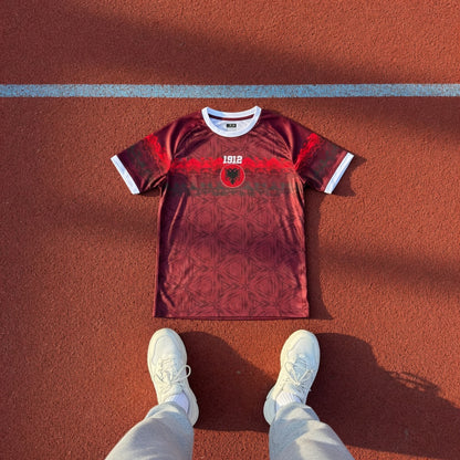 Wine Red Albania Jersey - Ninety+
