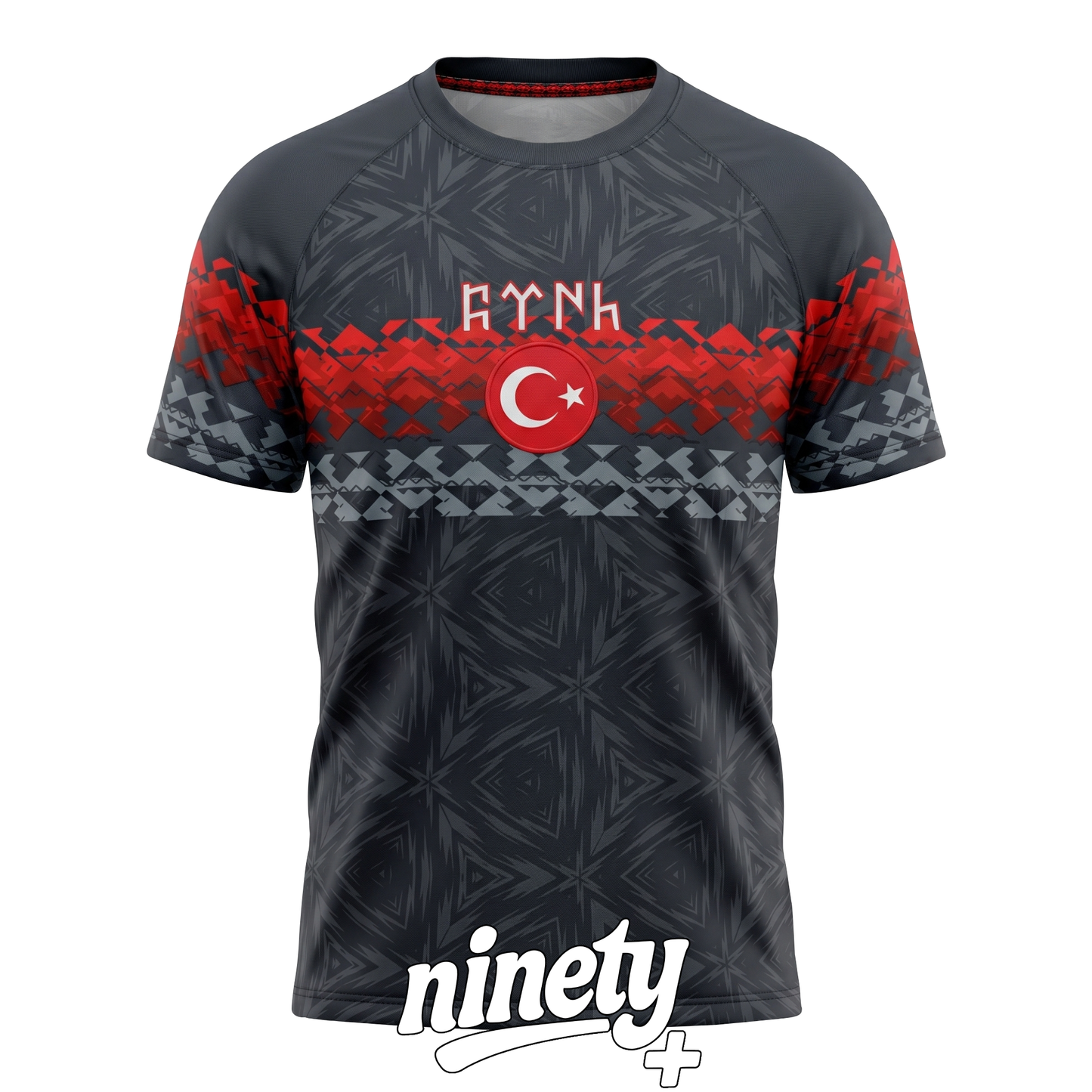 Black/Red Türkiye Jersey - Ninety+