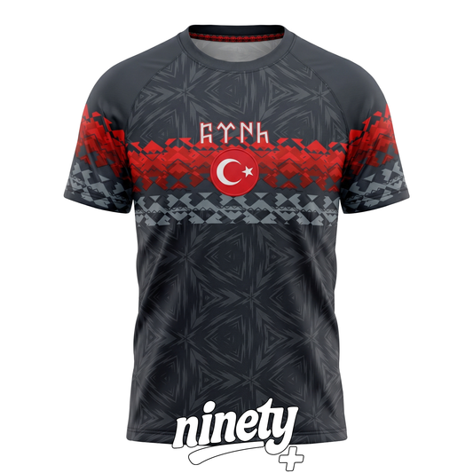 Black/Red Türkiye Jersey - Ninety+
