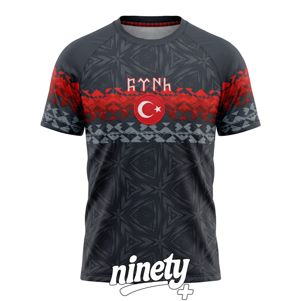 Black/Red Türkiye Jersey - Ninety+